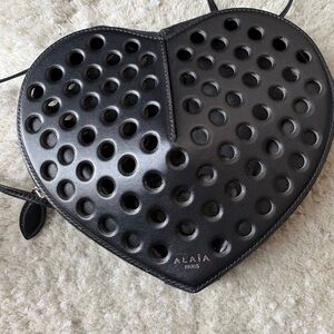 Alaïa Black Heart-Shaped Bag
